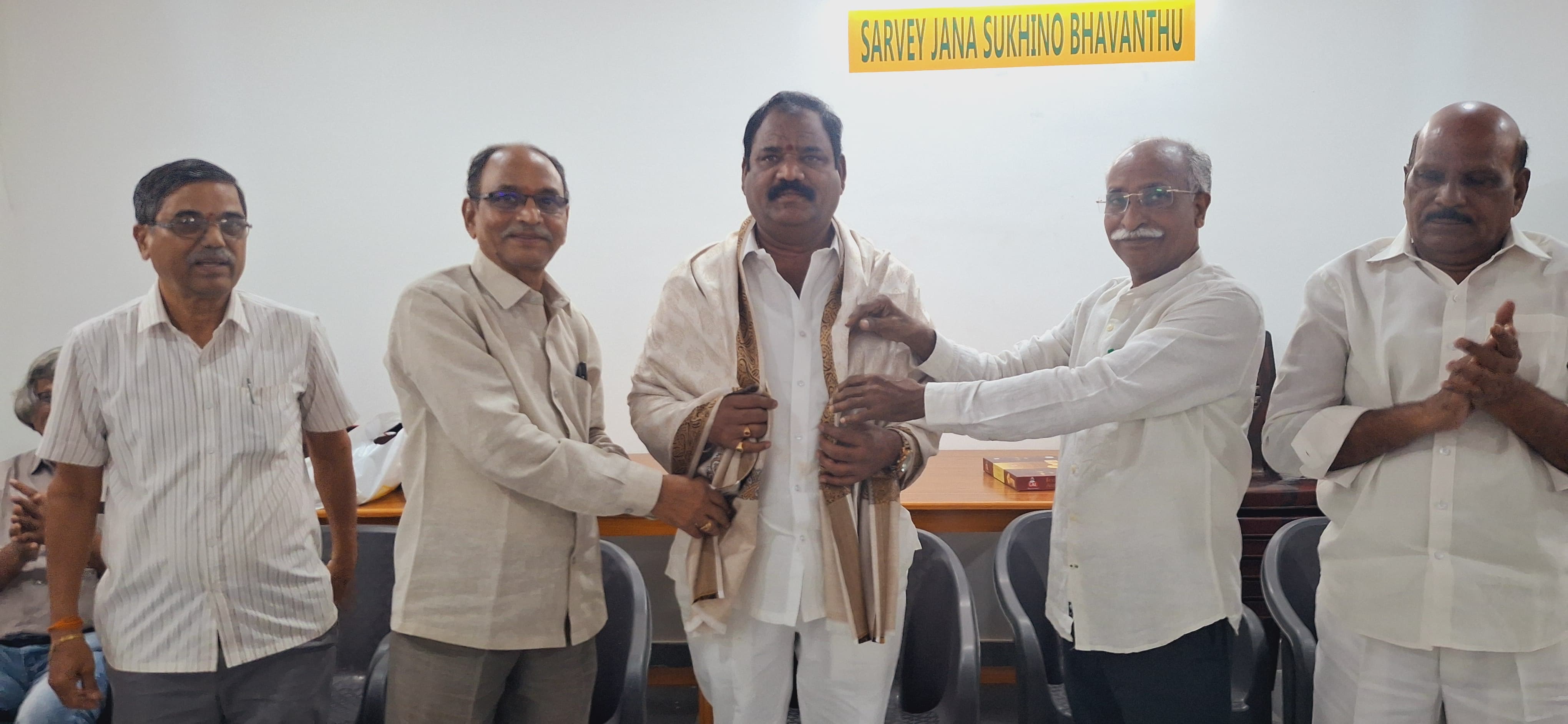 1.1. Honouring Corporator with shawl on 9th Dec 2024
  